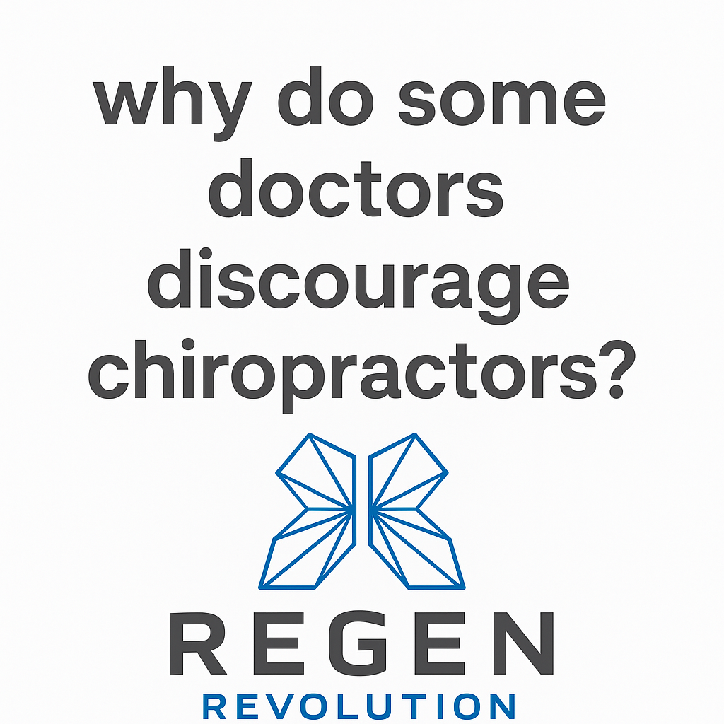 Why do some doctors discourage chiropractors?